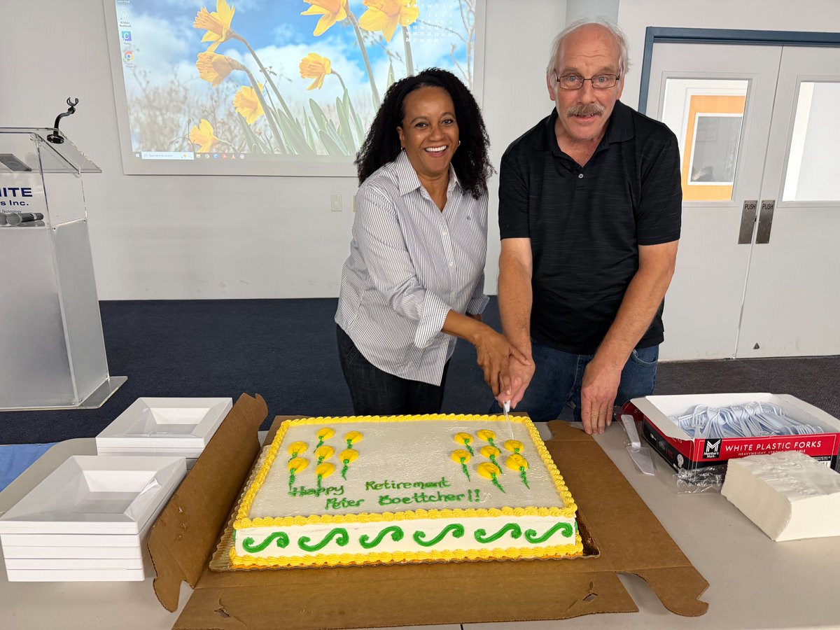 SSWhiteTech's tweet photo. After almost 12 years with us, it’s hard to imagine the team without you. Thank you, for all the hard work, laughs, support, and memories over the years. We’re so excited for this next chapter and wish you nothing but happiness and relaxation in retirement. Congratulations! https://t.co/0PuPFeXkIx