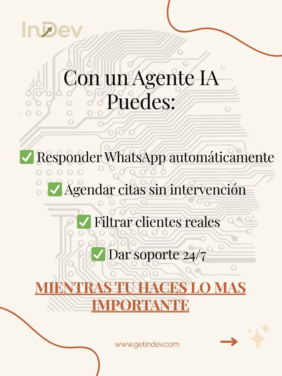 GetInDev's tweet photo. 💻En https://t.co/Kkg1aVNSx8 no hacemos solo #desarrolloweb a la medida y con los frameworks mas modernos de ux/ui. Tambien desarrollamos todo tipo de soluciones con IA y automatizaciones al mejor precio posible!🤖 https://t.co/dB2fz5s3wQ
