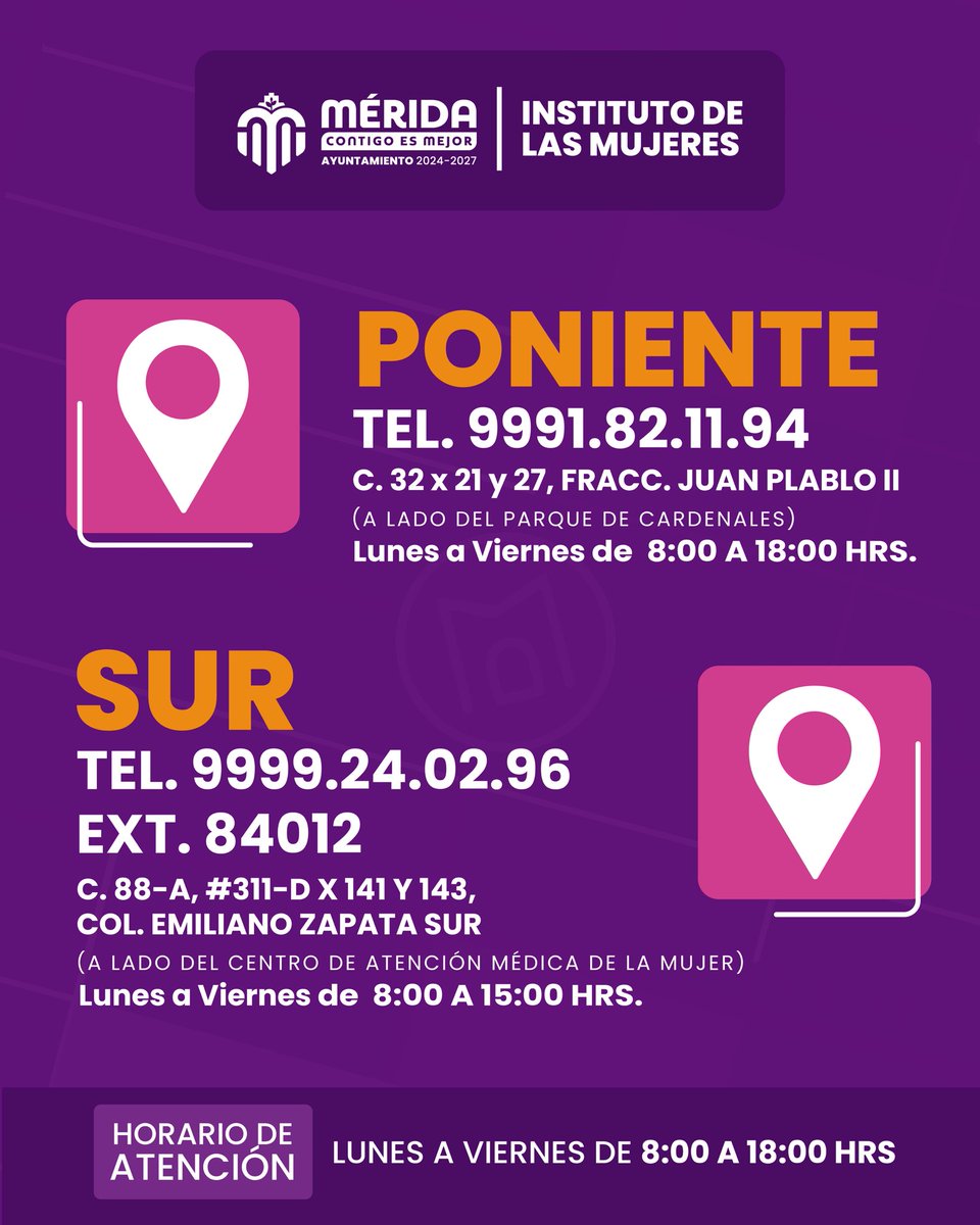 Inst. Mujer Mérida tweet media