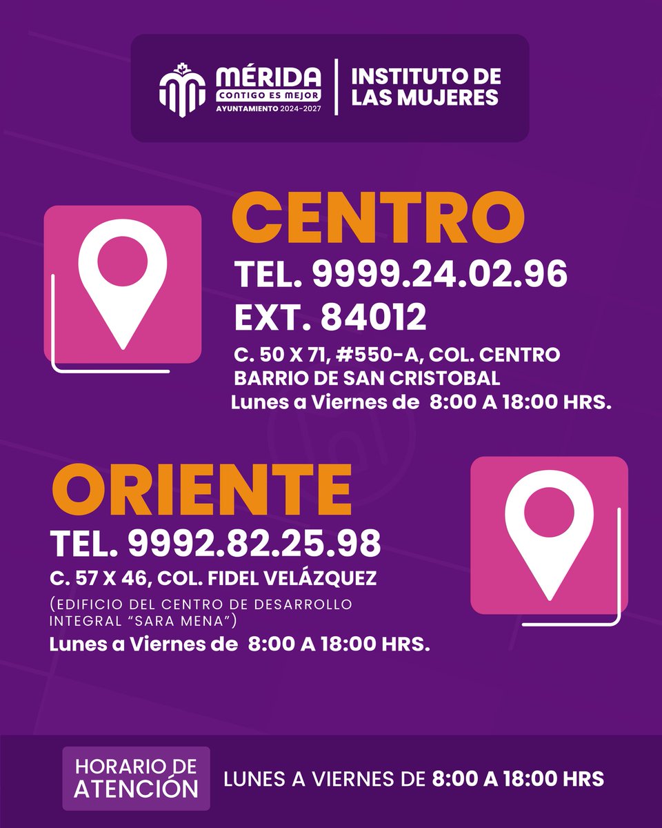Inst. Mujer Mérida tweet media