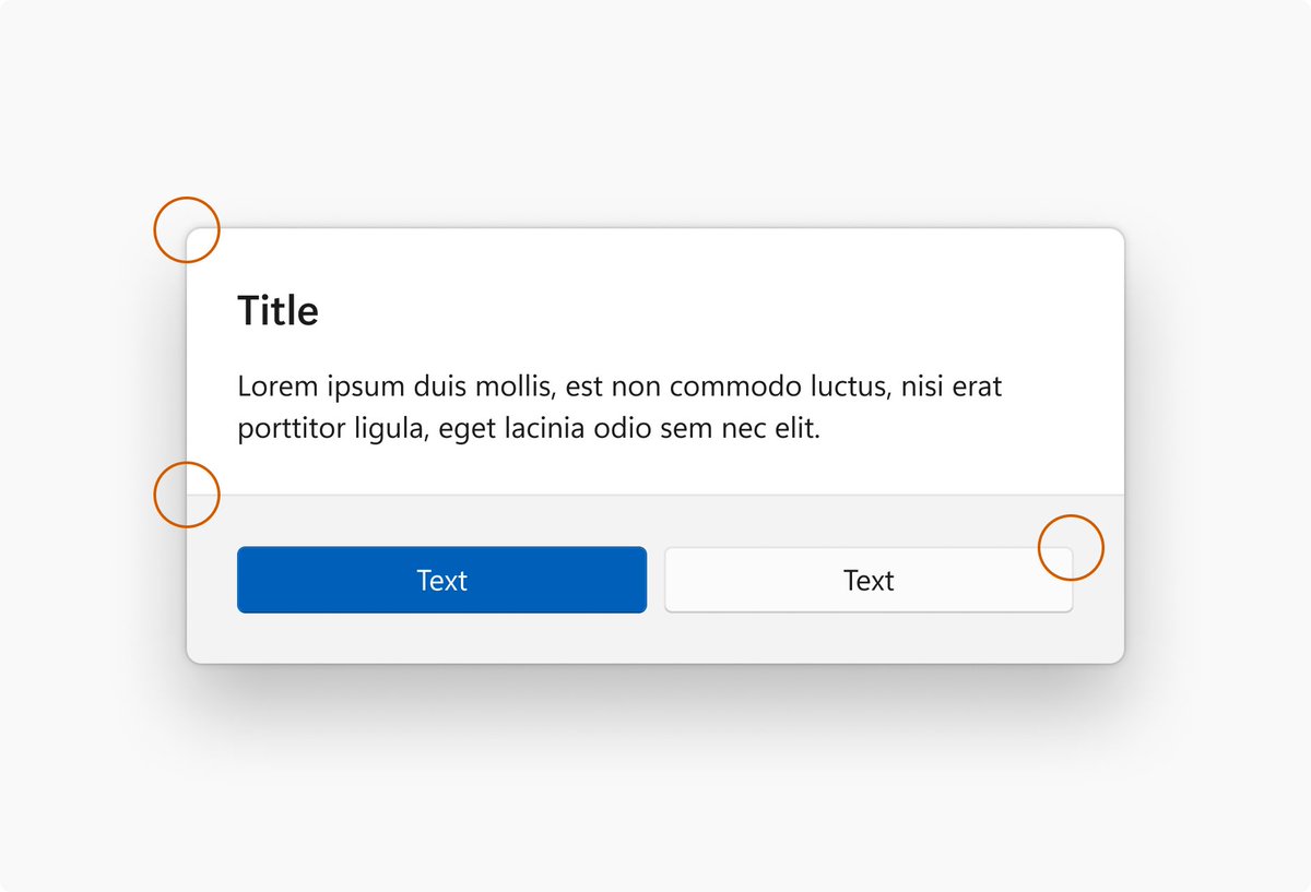 lamb_rafa's tweet photo. Los bordes redondeados cambian cómo se percibe una interfaz.

Microsoft usa 8px y 4px para crear consistencia visual.
El diseño efectivo se siente en cada interacción.

¿Que tanto consideras el UI en tus proyectos? https://t.co/HESoH2QEFE