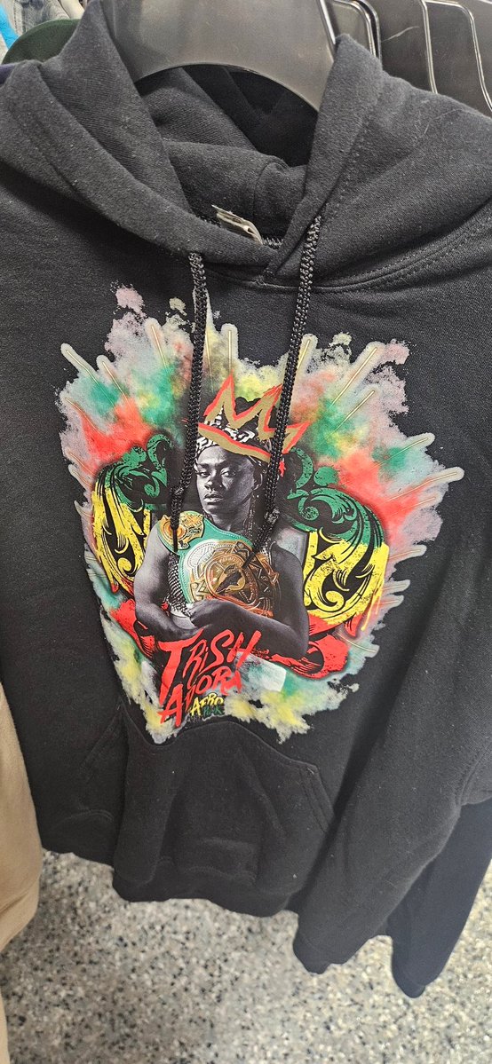 NathanMussels's tweet photo. I was fuckin around at the new Goodwill in Rockville and found a practically brand new @TrishAdora202 hoodie. The quickest $8 I ever spent! https://t.co/yY1Kd4oObO