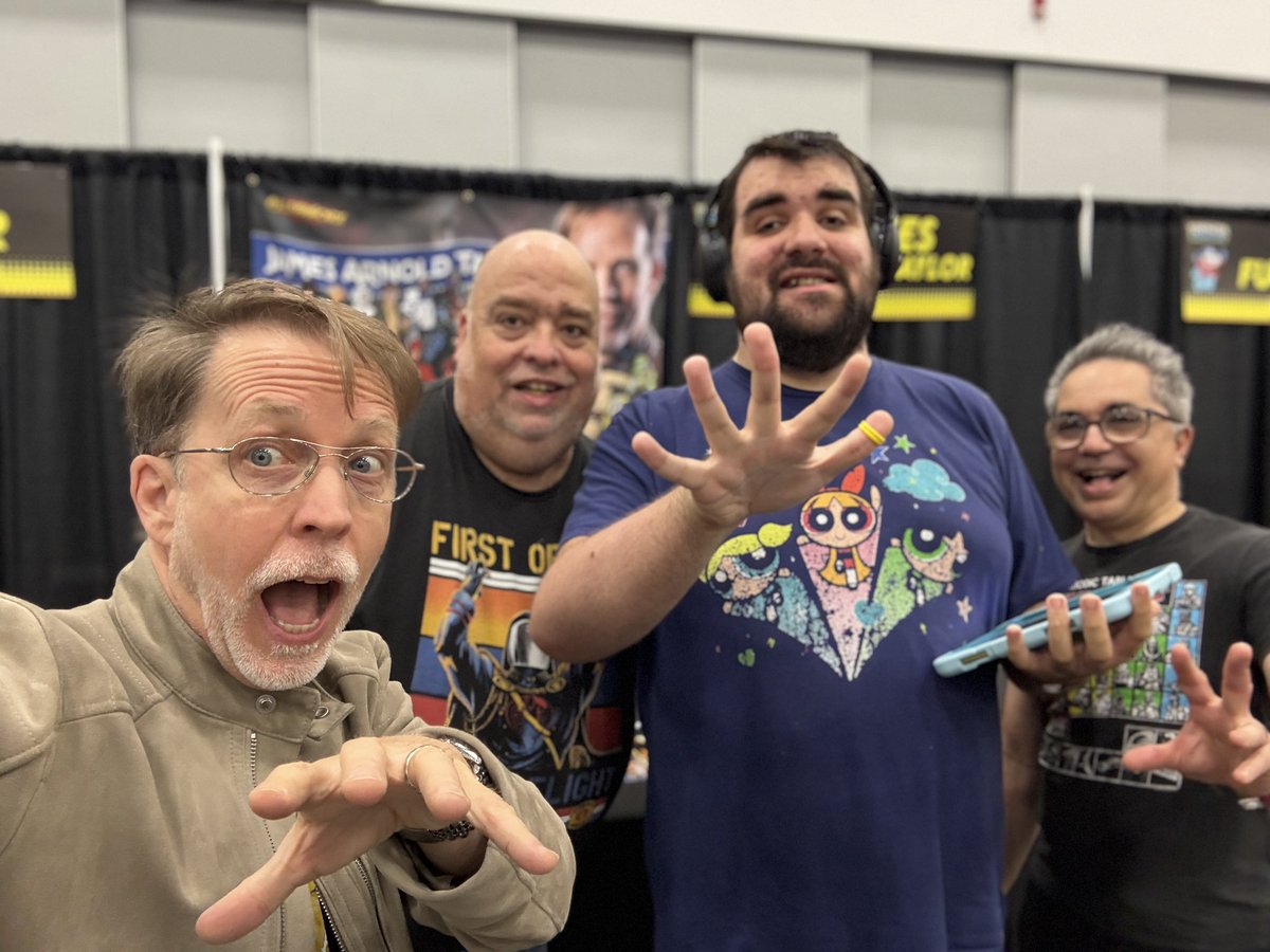 ambientstudio24's tweet photo. Well not sure if this is cool to you but my son and I got a photo and autograph with James Arnold Taylor @JATactor at our local comicon and he and my,mind you, profoundly autistic son did the whole scene where Obi Wan meets Vader for the last time on the Death Star.   I was a proud papa. #raisedcorrectly

This was very cool at least to me.