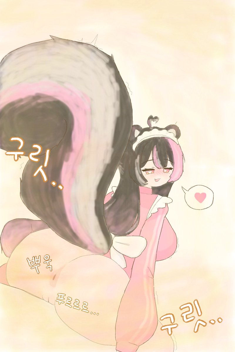 frz_blbr's tweet photo. 똥싸개 스컹크 자캐와 순애 (4/6) https://t.co/d6Qcfr7UNW