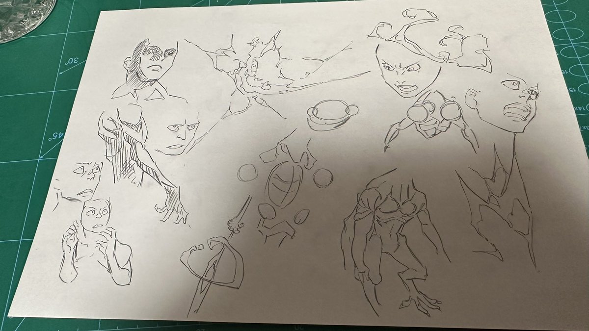 心がやられてる時は写経のようにイラスト本を書き写して心を鎮めてる 