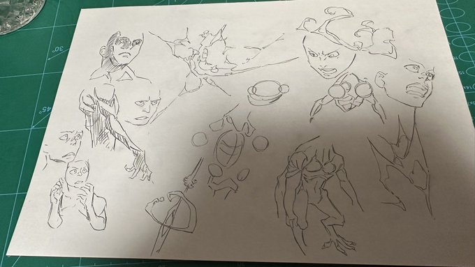 心がやられてる時は写経のようにイラスト本を書き写して心を鎮めてる 