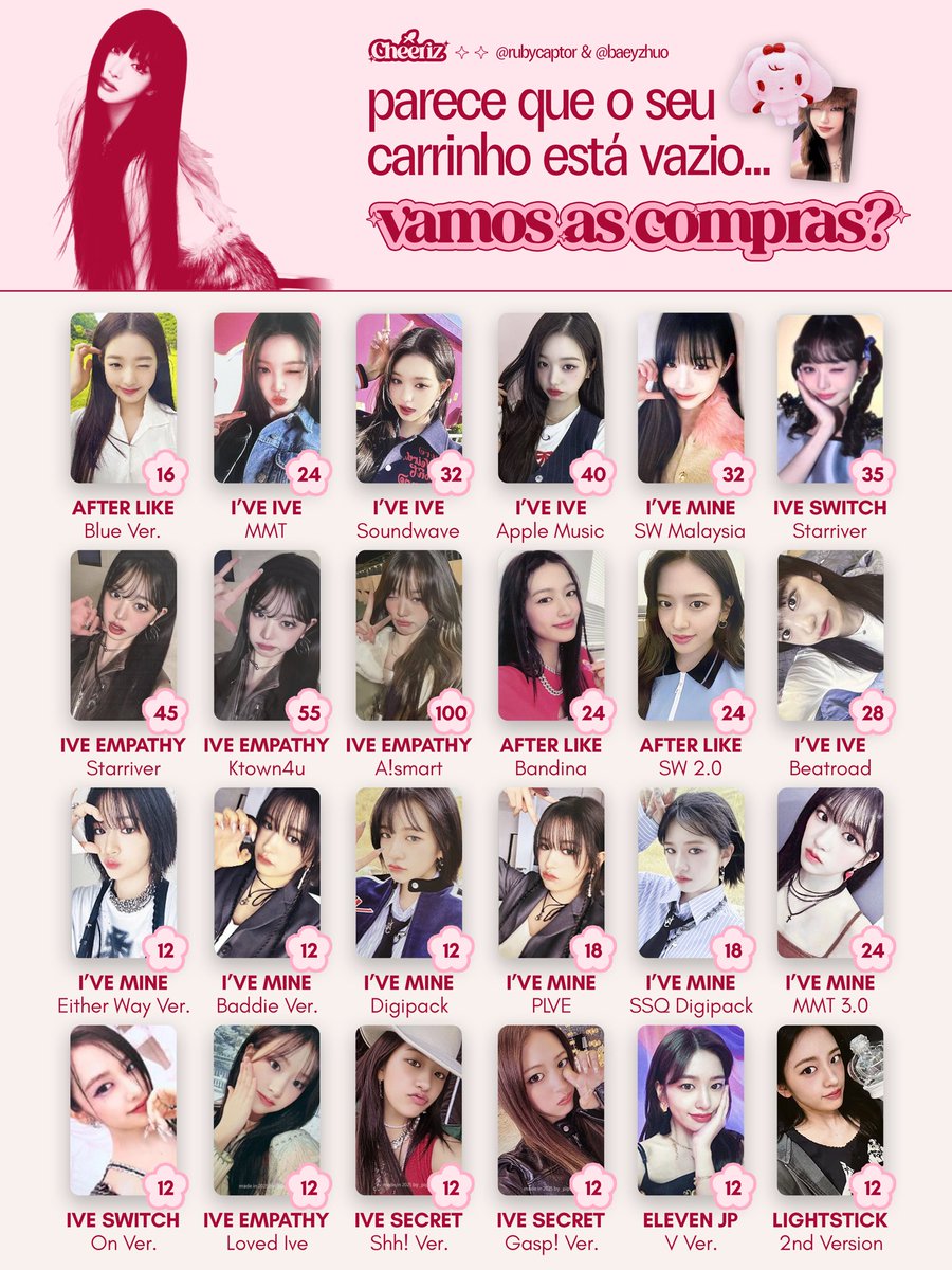 rubycaptor's tweet photo. novamente aqui caçando ive &amp; aespa collectors pra levarem essas princesas https://t.co/WEVEKX1M6q