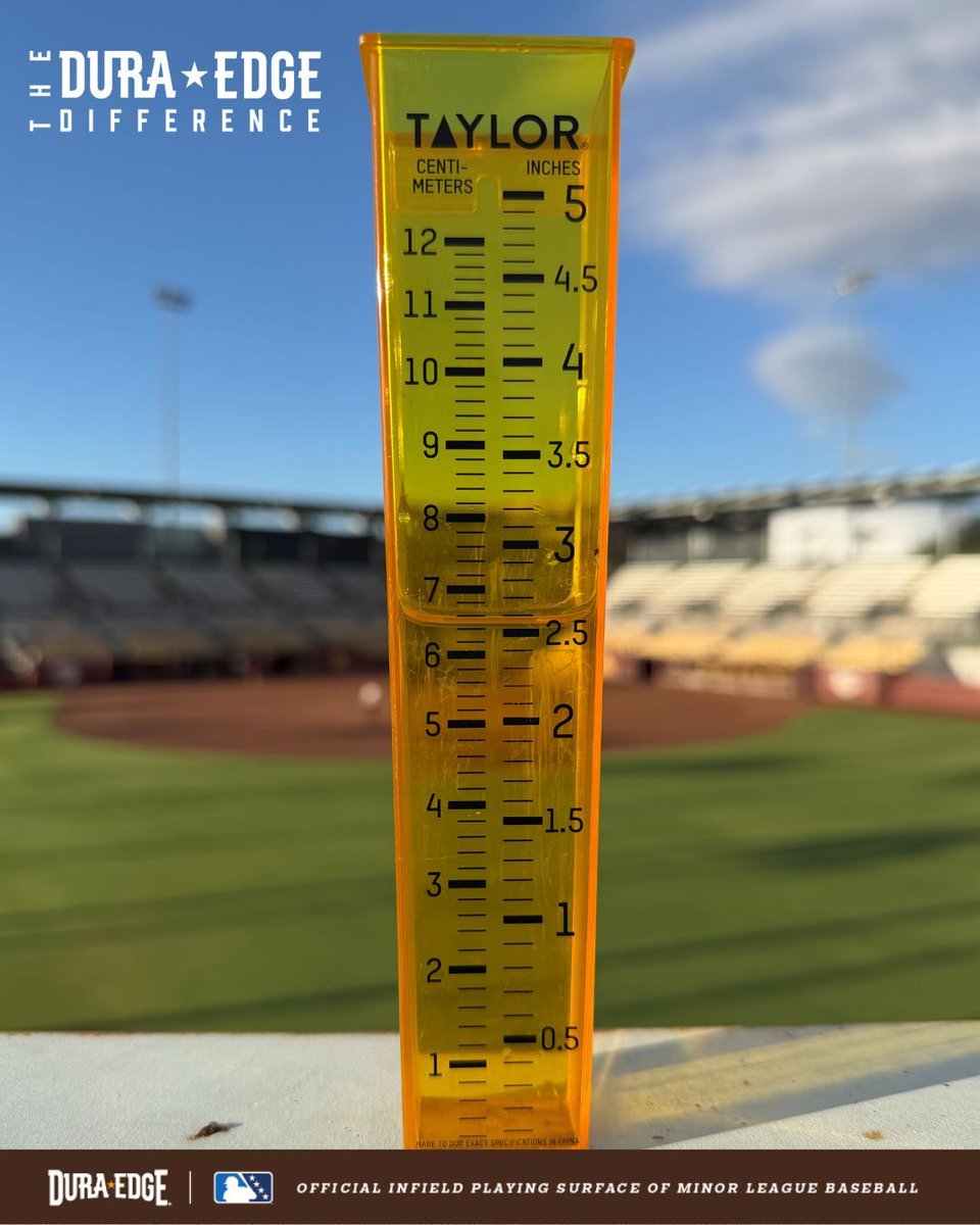DuraEdge's tweet photo. What if 2.5 inches of rain did not cancel practice? At Arizona State University, that is now the reality. Groundskeeper Leah Withrow says their DuraEdge field has them back on the dirt in less than 24 hours after heavy rain.

#BaseballField #Groundskeeper #SportsTurf #Groundskeeping