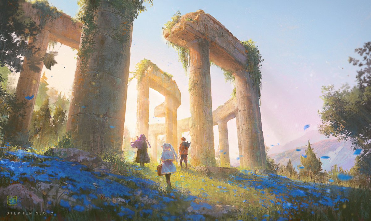 VideoArtGame's tweet photo. Illustration | Frieren: Beyond Journey's End

Artist: @stephen_njoto https://t.co/ysEmOKvj7W