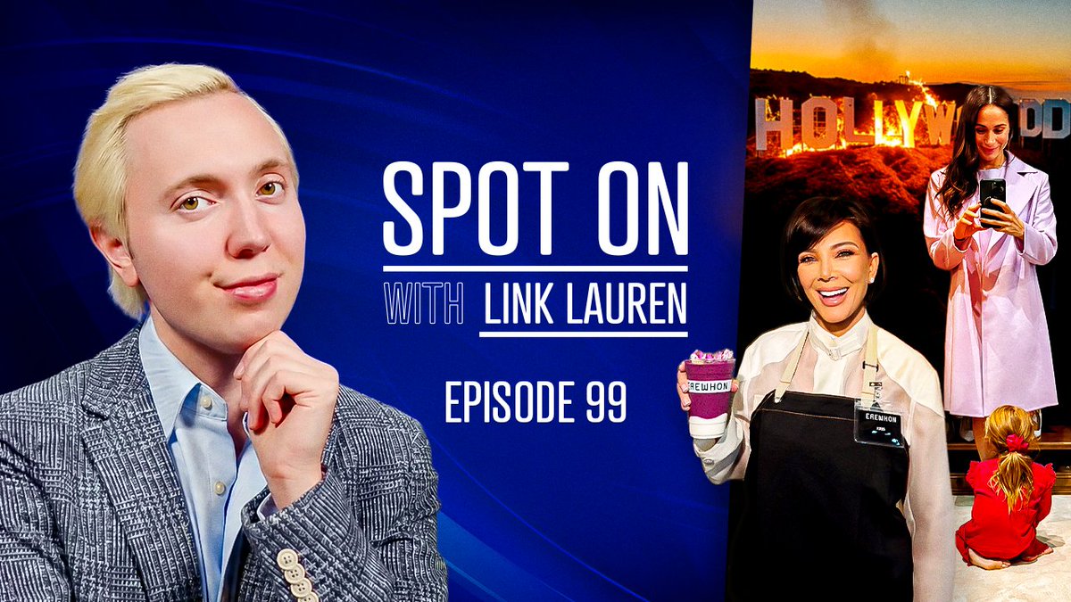Meghan Markle Creeps While Kris Jenner Goes Blue Collar | Spot On #99 Don't  miss today's episode of @itslinklauren @spotonwithlink TUNE IN NOW  YouTube: https://t.co/CSWkwuesAR Apple: https://t.co/5I9HvAdGPj Spotify:  https://t.co/EuSUfRp8X4