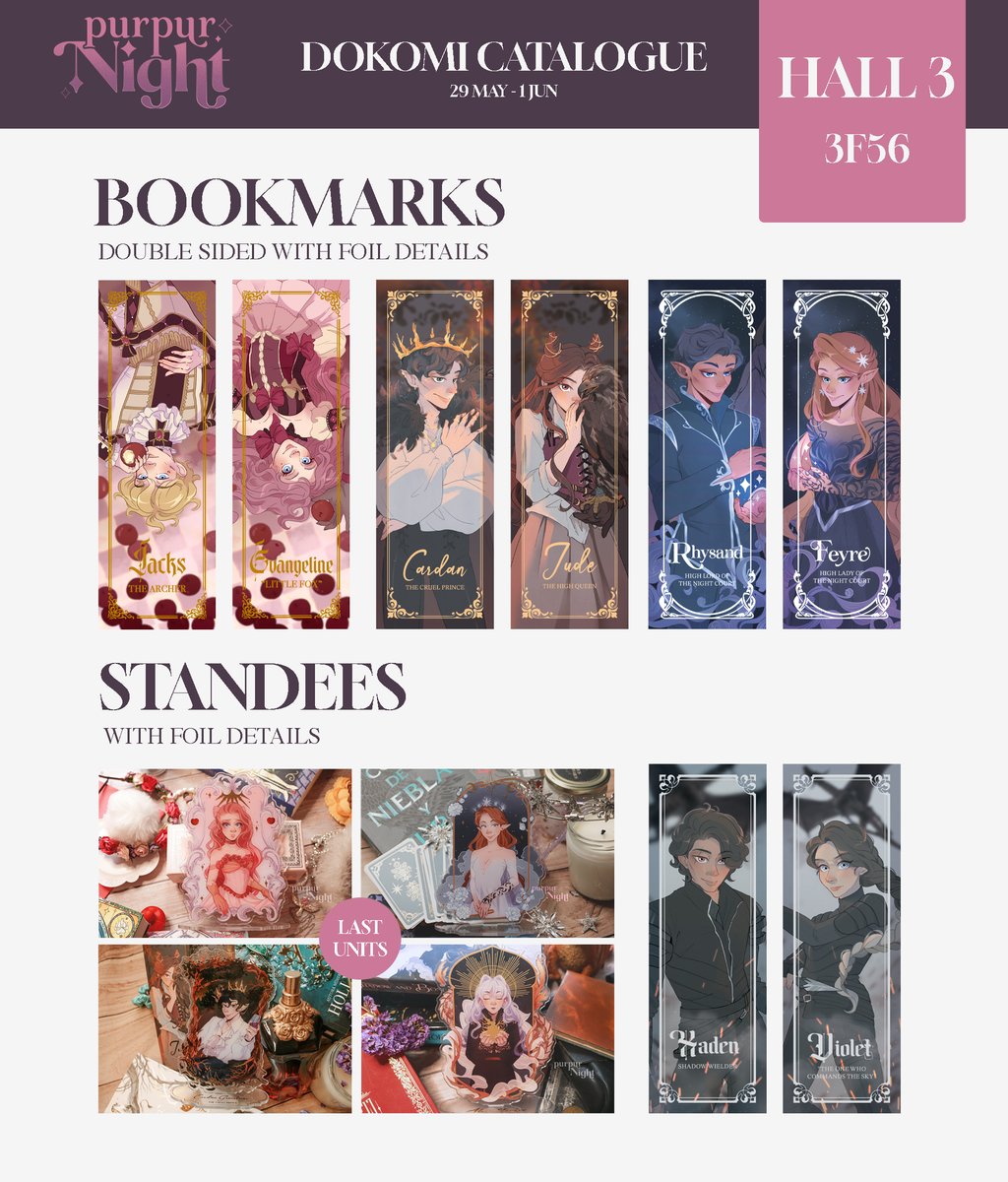 Purpurnight's tweet photo. ✨ DOKOMI CATALOGUE ✨

WELL HELLO DOKOMIII Guess who will be there??? SUPER EXCITED ALREADY AAAA (hoping I can wear my https://t.co/sjZ3IDVS65 suit if it's not too hot)

📍Find me at Hall 3 - Booth 3F56! 
#DOKOMI #dokomi2026 https://t.co/cxgrDJE3a6