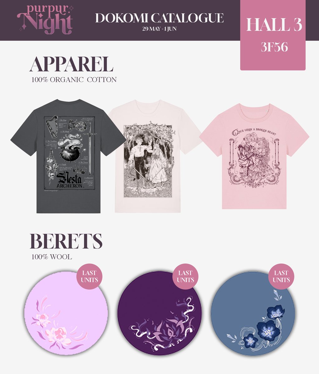 Purpurnight's tweet photo. ✨ DOKOMI CATALOGUE ✨

WELL HELLO DOKOMIII Guess who will be there??? SUPER EXCITED ALREADY AAAA (hoping I can wear my https://t.co/sjZ3IDVS65 suit if it's not too hot)

📍Find me at Hall 3 - Booth 3F56! 
#DOKOMI #dokomi2026 https://t.co/cxgrDJE3a6