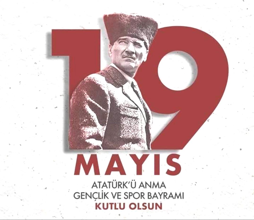 brahimDemirkaz3's tweet photo. 19 Mayıs Atatürk'ü Anma, Gençlik ve Spor Bayramı Kutlu Olsun! #19mayıs1919 #Atatürk https://t.co/lawaflfwFI