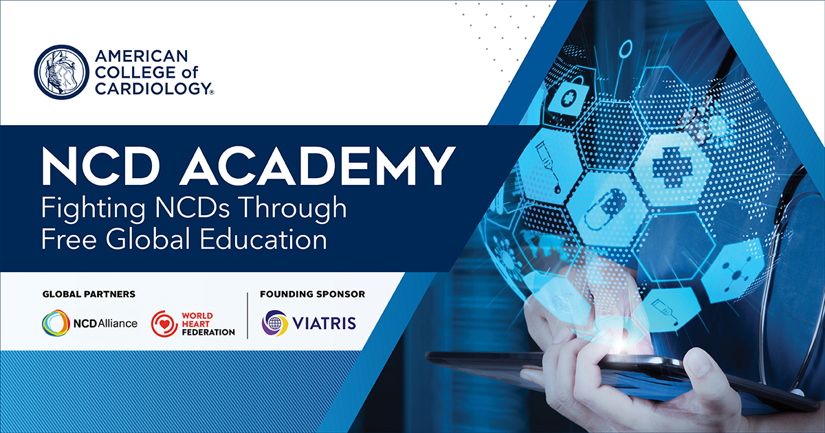 ACCinTouch's tweet photo. #NCDAcademy’s CVD & #Stroke Prevention course: Review strategies to prevent an acute event through risk stratification, as well as lifestyle & pharmaceutical measures to control #cvLipids, BP, & diabetes as a CV risk factor.
Learn more ➡️ https://t.co/ziALykMYts #StrokeMonth https://t.co/s9mpLHe8vV