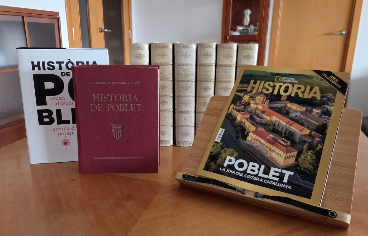 pau_duran's tweet photo. La història del @MonestirPoblet no es podria entendre sense els noms ni les obres d'algunes persones determinades: Finestres, Morgades, Altisent... i ara cal afegir en @DamiA!

Enhorabona per aquest excepcional número de @HistoriaNG, dedicat íntegrament al cenobi cistercenc! https://t.co/opnwzwA1i8