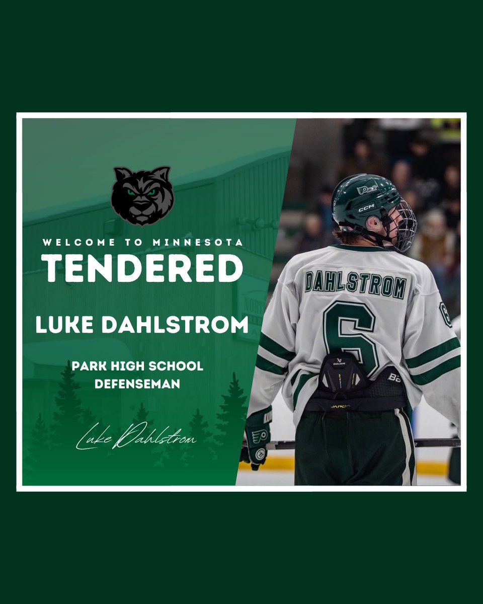 mnwilderness's tweet photo. 🚨 TENDER ALERT 🚨 

Welcome to the Wilderness Luke Dahlstrom!🌲 https://t.co/glf46bBdl2