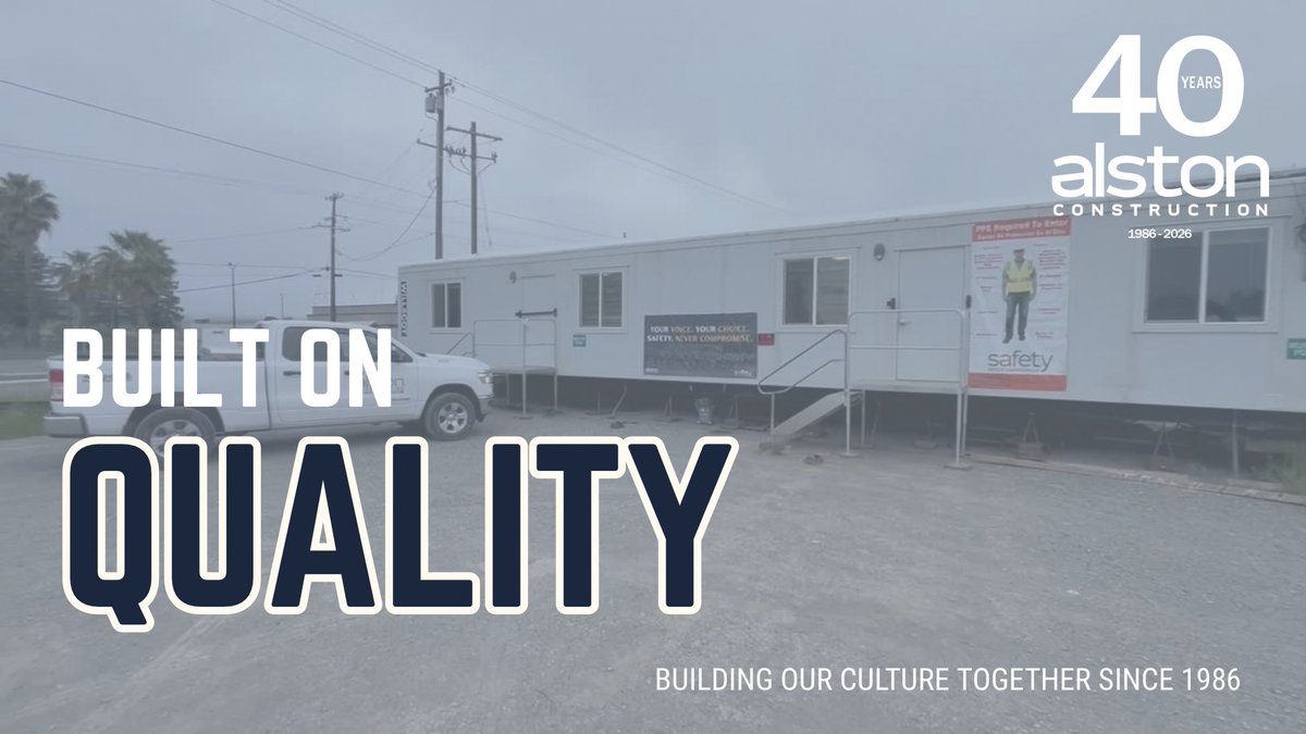 alstonconstruct's tweet photo. Week three of #CultureMonth spotlights our Quality cornerstone. At Alston, quality lives in our people first, then flows through every phase of a project, from early planning to final closeout. #QualityWeek https://t.co/pwEpaTgdlL