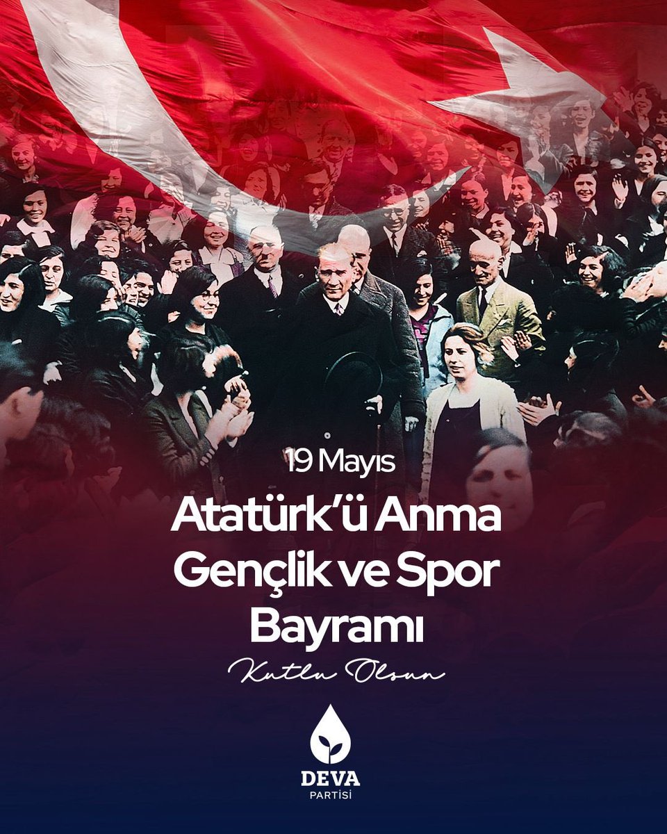 iskenderunadeva's tweet photo. Gazi Mustafa Kemal Atatürk’ü ve silah arkadaşlarını ülkemiz için başlattığı ilk atılımın yıl dönümünde saygı ve minnetle anıyoruz. 

19 Mayıs Atatürk’ü Anma, Gençlik ve Spor Bayramı kutlu olsun.

#19Mayıs https://t.co/klZrJO6FlW