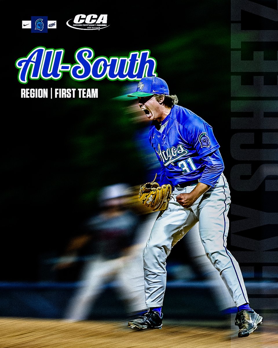 UWF_Baseball's tweet photo. 𝐃𝟐𝐂𝐂𝐀 𝐀𝐋𝐋-𝐒𝐎𝐔𝐓𝐇 𝐑𝐄𝐆𝐈𝐎𝐍

#goargos https://t.co/SySrjB6Vv3