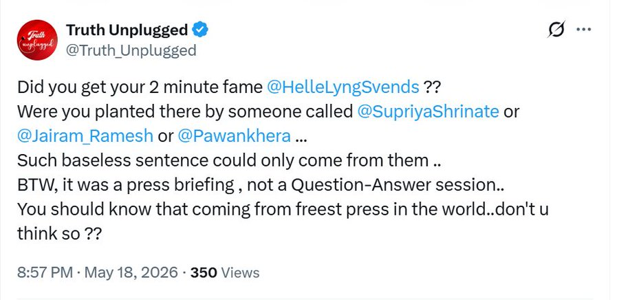 Truth Unplugged tweet media