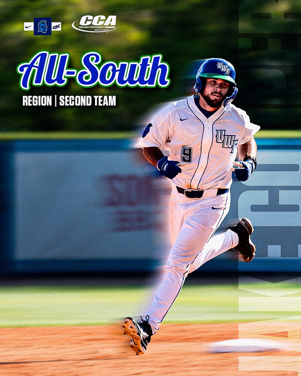 UWF_Baseball's tweet photo. 𝐃𝟐𝐂𝐂𝐀 𝐀𝐋𝐋-𝐒𝐎𝐔𝐓𝐇 𝐑𝐄𝐆𝐈𝐎𝐍

#goargos https://t.co/SySrjB6Vv3