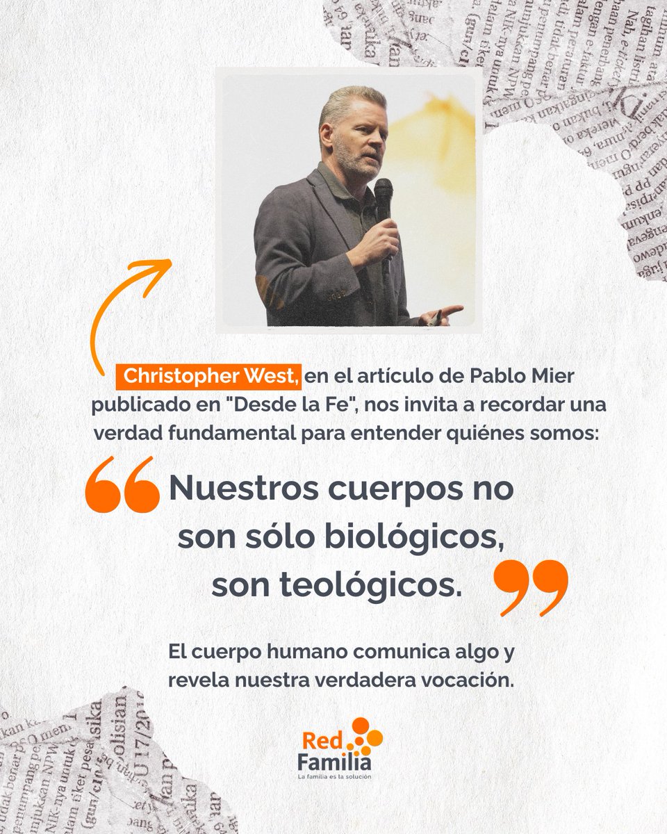 RedFamilia's tweet photo. El vacío detrás del placer sin significado. 💭

Cuando el sexo se vive como un fin en sí mismo, empobrece. Cuando se vive en su verdad, enaltece.

Lee el artículo completo de Pablo Mier y Terán en @DesdeLaFeMx, basado en su entrevista con Christopher West 👇 https://t.co/Ac2UGIz4jA