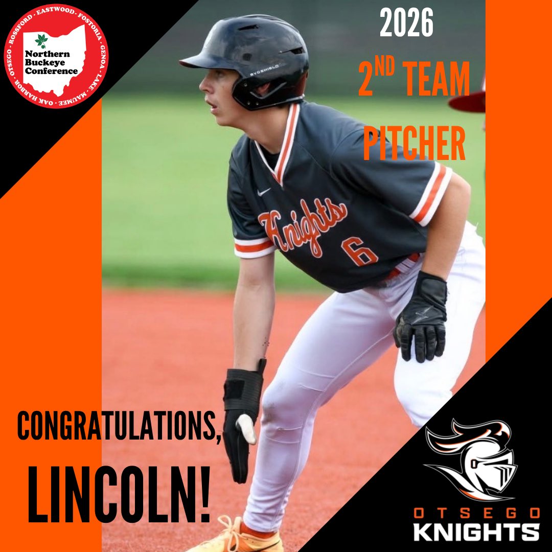 OtsegoAthletics's tweet photo. Congratulations Lincoln on your ALL NBC Recognition! #GoKnights #Oneheartbeat https://t.co/vNyaFV6i1m