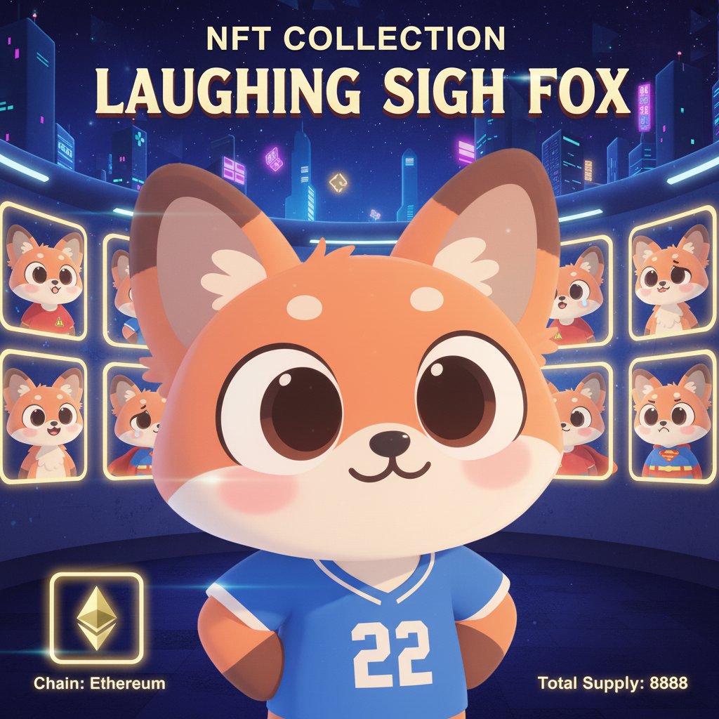 jollycrazynft's tweet photo. 🦊✨ Laughing Sigh Fox is a world of cute, expressive foxes filled with playful emotions, fun costumes, and magical little adventures across the prairie and forest. 🌿

#Gems #OpenseaNFT https://t.co/e8AVrVT0yt