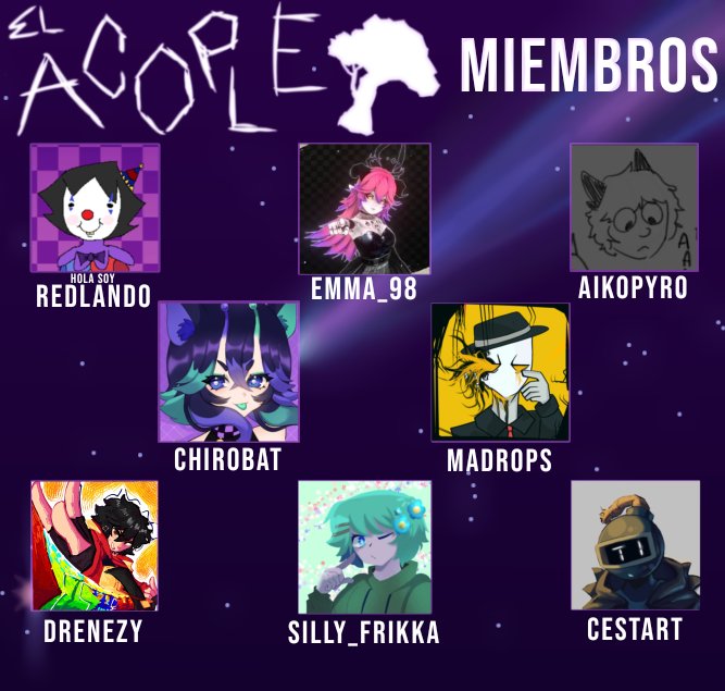 ElAcopleGrupo's tweet photo. @ZippSxin @JudileafVGC @PilaHDe_ @sundayzvat @Inkuokami @Kim_joonie01 @ElBalam15 @EnderTuki @RedLando_
@EmmaVT98_04
@Aikopyro
@ChiroBat
@Madrops7_
@Drenezyyy
@SillyFrikka
@StartCes https://t.co/PyqtFatLeU