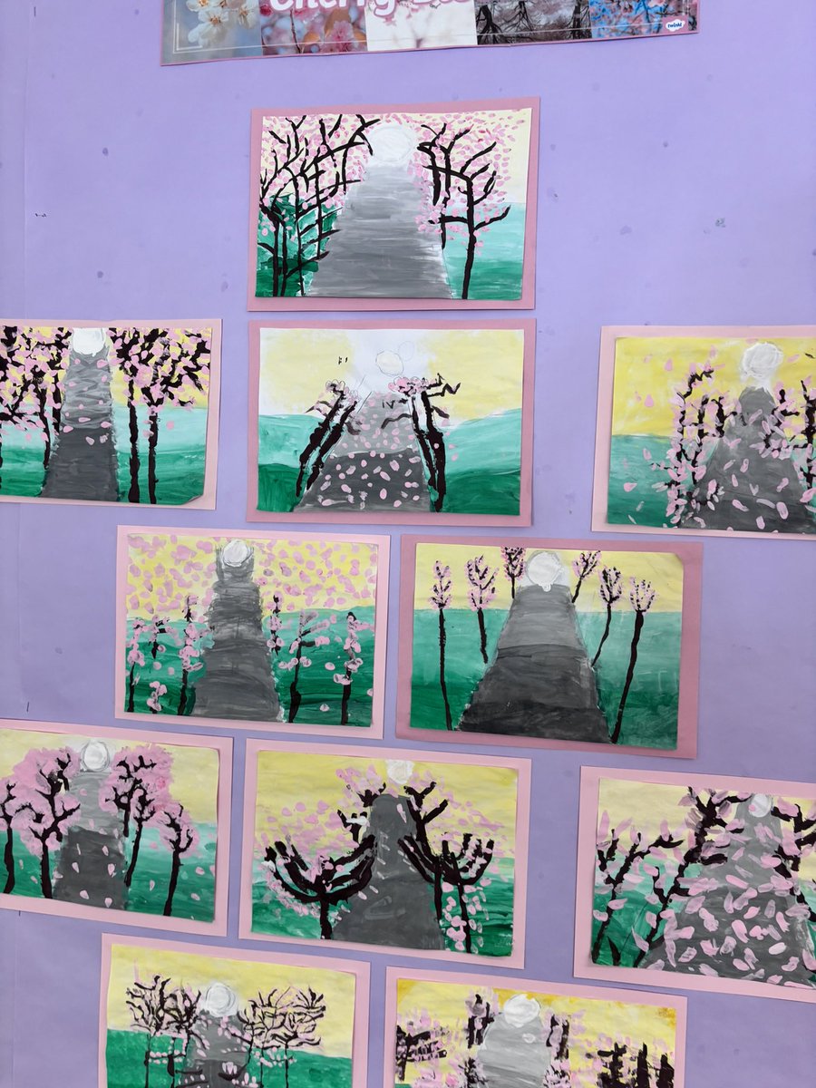 AntoninePrimary's tweet photo. Beautiful perspective paintings on display in P5. #ExpressiveArts https://t.co/S8tirzHZpV