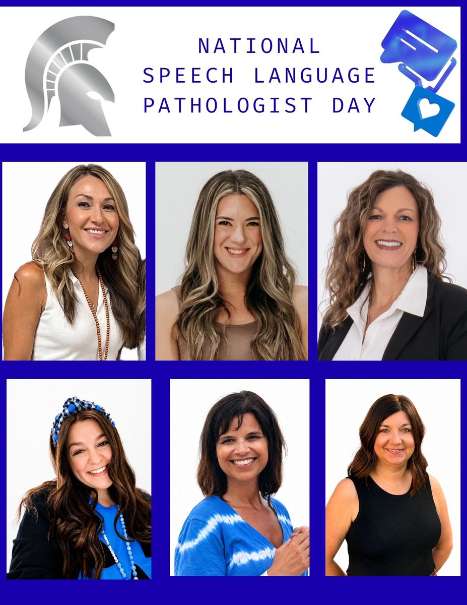 hasd_district's tweet photo. Happy National Speech Language Pathologist Day! 
Today we celebrate the dedication, compassion, and impact of Mrs. Clair, Mrs. Delo, Mrs. Edwards, Mrs. Johnson, Mrs. Lovato, and Mrs. Wilkinson. 
Thank you for helping our students build confidence, and achieve success every day! https://t.co/QNG4B2TFkp