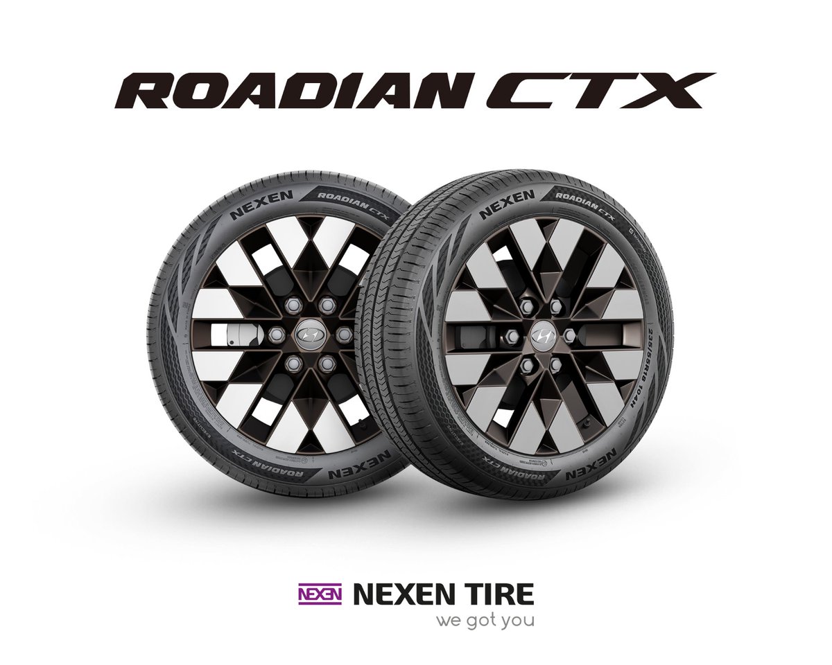 Traction_News's tweet photo. Nexen Tire supplies OE tires for Hyundai Staria Electric and Limousine models, expanding its original equipment partnership with Hyundai.

Read more here: https://t.co/p4X5FGjtOj

#NexenTire #Hyundai #HyundaiTires #Staria #ElectricVehicle #EV #OEM #OriginalEquipment #Tires #Tyres https://t.co/8ZpCQBWzVs