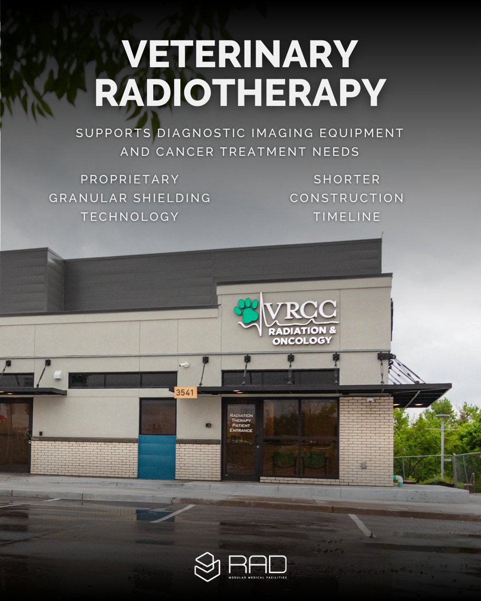 RAD__Technology's tweet photo. From adaptable vault solutions to customizable clinical spaces, RAD helps veterinary providers expand advanced care capabilities faster without compromising safety or performance. Click the link below to learn more.

 https://t.co/oAJ3Bz1S1n https://t.co/a5L3gPpi6g