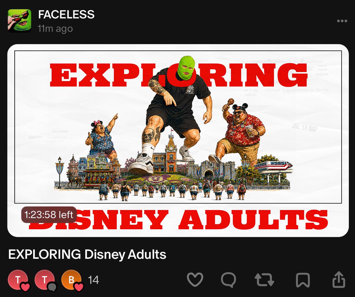 WANGHAF's tweet photo. Something is deeply wrong with Disney Adults
Full video on Patreon:
https://t.co/FLnBTBFgjE https://t.co/5gq1L9GHpi