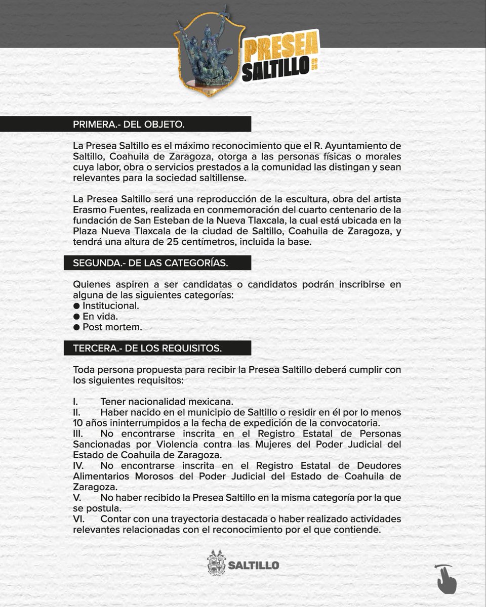 Gobierno Municipal de Saltillo tweet media