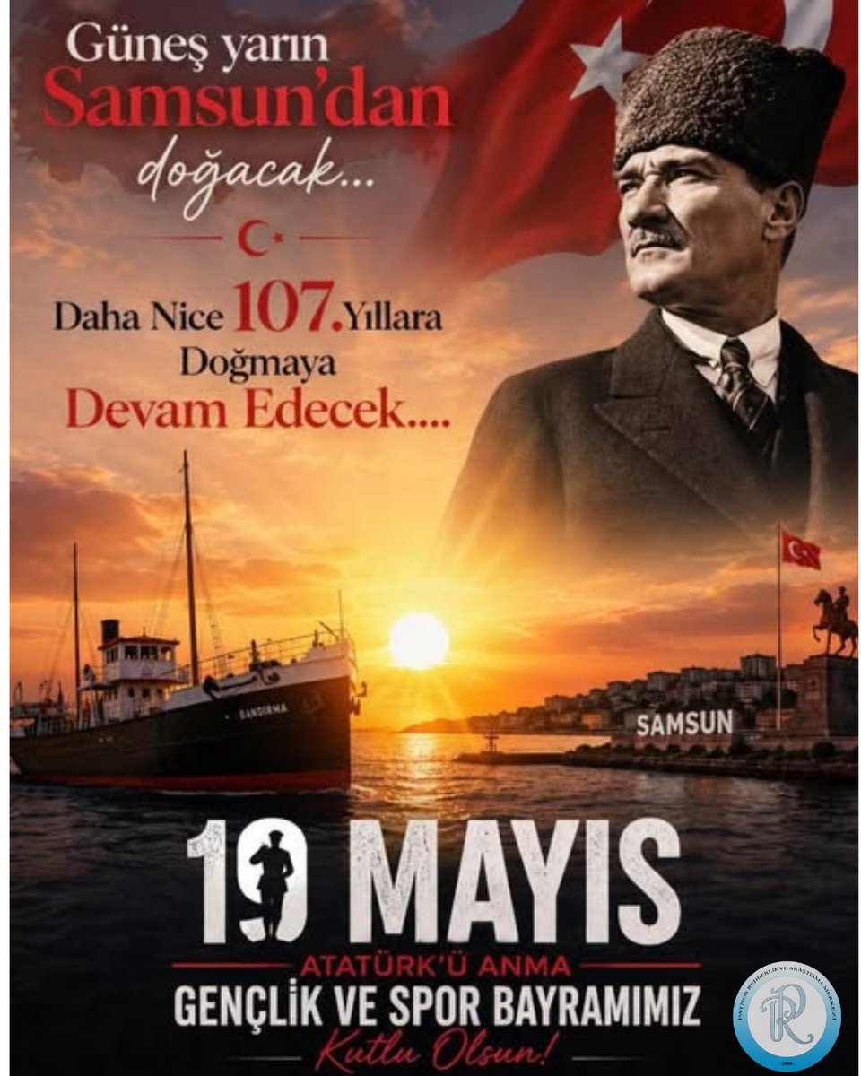 PatnosRam's tweet photo. Bugün hala o ilk adımın izindeyiz.
19 Mayıs Atatürk’ü Anma, Gençlik ve Spor Bayramı kutlu olsun! 🇹🇷 https://t.co/vXwuP8C0GN