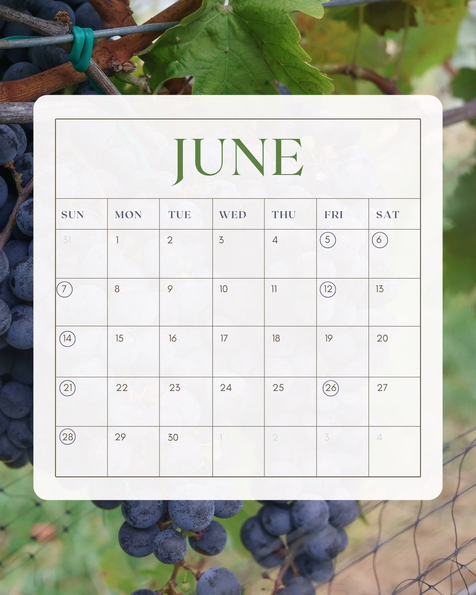CrossKeysWines's tweet photo. Join us in June! Don’t forget to mark your calendars for our upcoming events! For Bistro reservations, please visit our website.

📆 https://t.co/HmYL5lX91b https://t.co/t1y0flINrr