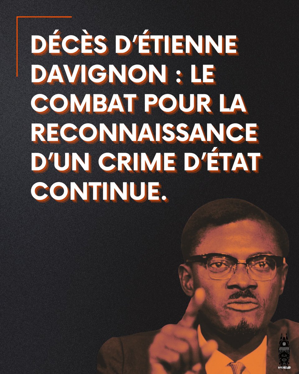 mmoirecoloniale's tweet photo. 🚨 Communiqué de presse

LE DÉCÈS D'ETIENNE DAVIGNON: LE COMBAT POUR LA RECONNAISSANCE D'UN CRIME D'ETAT CONTINUE ✊️

#Lumumba #Mpolo #Okito https://t.co/FbkSo5h01Z