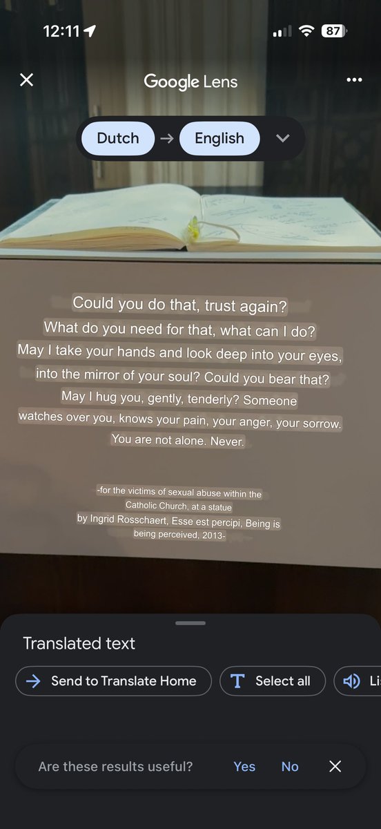 samshmoke's tweet photo. @Joseph_Fasano_ I saw this at a Catholic Cathedral in Belgium. It was in Dutch but I translated it and broke down sobbing. 💙 https://t.co/smRKJVRthZ