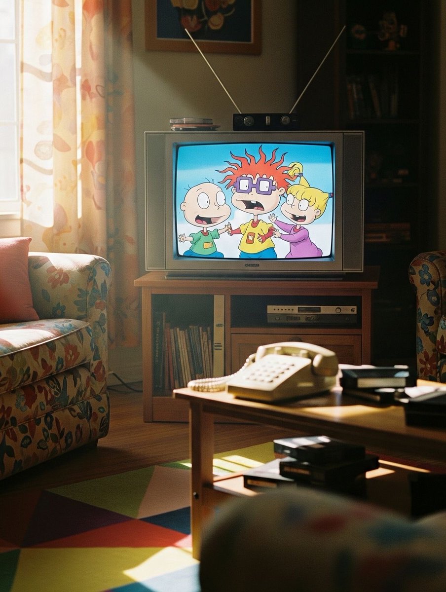 Wedad_99's tweet photo. As someone who spent her childhood in #America, I often feel nostalgic for the meaningful 90s. Saturday mornings meant cartoons on a CRT TV while cereal slowly turned soggy. You’d spend an hour choosing a movie, and somehow that was enough. A Tamagotchi could fill an entire day, and stopping for ICEEs at the mall felt like peak happiness.

No one was in a rush to grow up. No one carried the whole world in their pocket. Days felt longer, summers endless, and even silence had character.

Maybe we didn’t just lose time, we lost a different way of living.