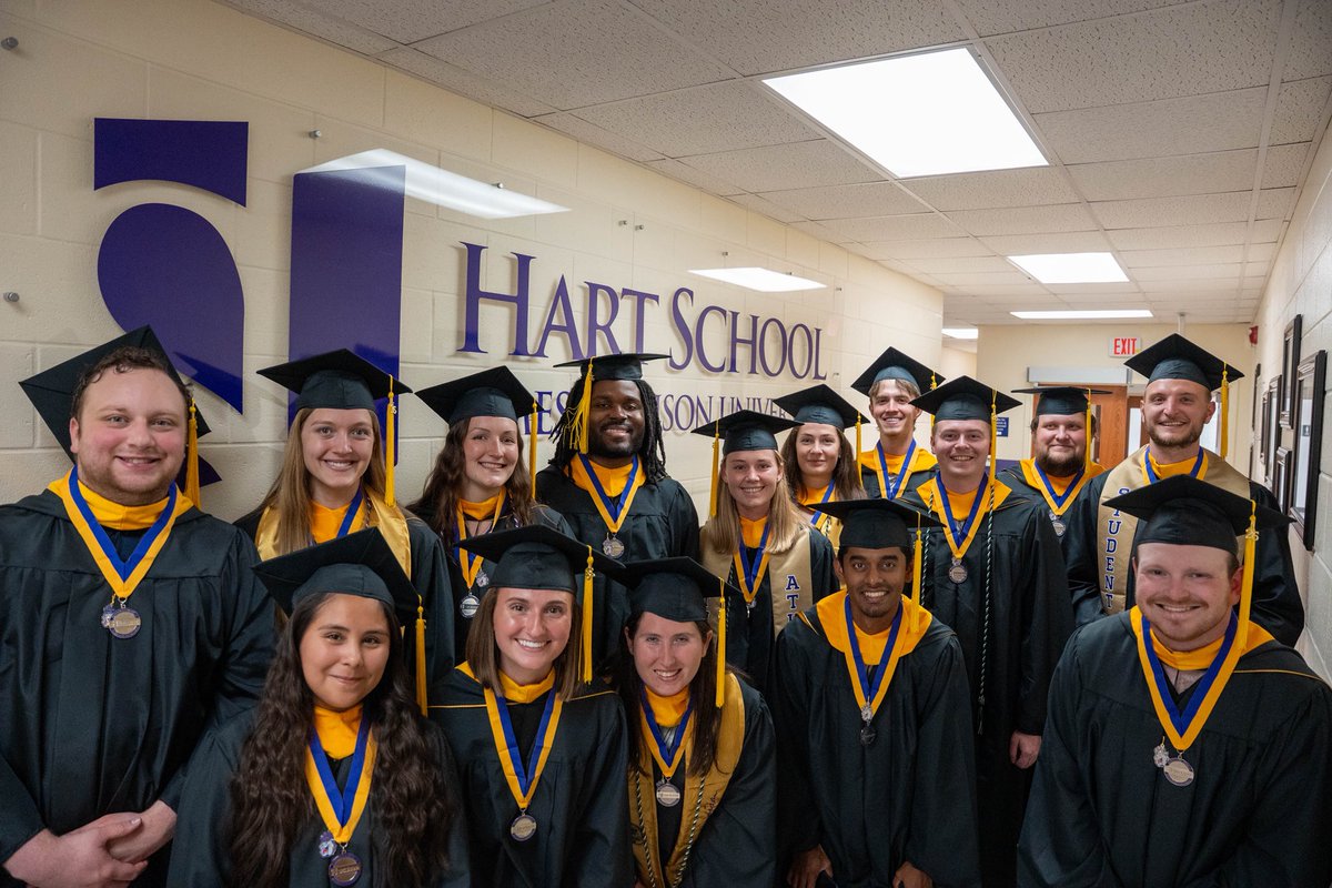 JMUHartSchool's tweet photo. Graduated a few MASTERS of Sport and Recreation Leadership this weekend! 😮‍💨😁

#HartStrong https://t.co/YHWaEuw2is