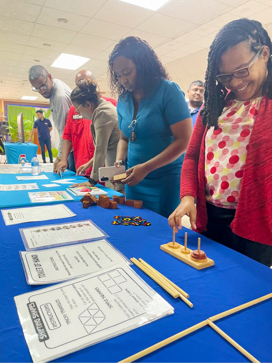 NIHERST's tweet photo. A little challenge, a little teamwork, and plenty of fun 🧠✨
NIHERST was invited to participate in Lake Asphalt’s HSE Week “Tech Day,” where staff enjoyed interactive experiences, challenges and activities designed to encourage workplace connection.

#NIHERST #Innovation #STEM https://t.co/NNWO59Jj5S