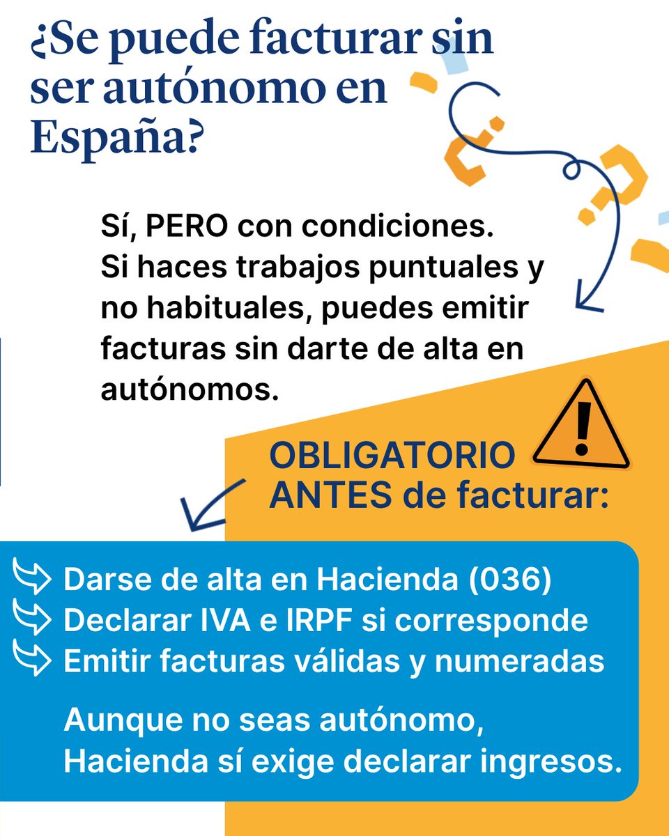 Billin_ES's tweet photo. 🤔¿Puedo facturar sin ser autónomo?

⚠Sí. Pero con condiciones. 

📝 En esta guía te explicamos cómo hacerlo, cuál es el límite de facturación sin tener problemas legales y cómo evitar posibles sanciones: https://t.co/dmxU1dpCRw

#Autónomos #TSFacturasBillin #Emprendedores https://t.co/2NEVWSpAUR