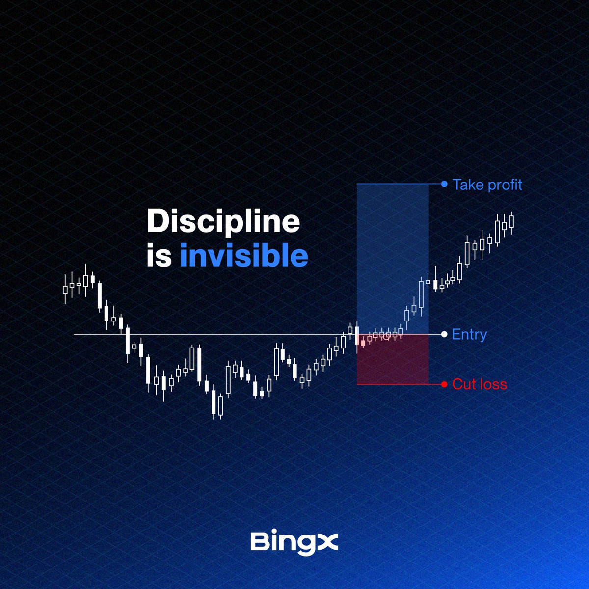 BingX_Italy's tweet photo. Nobody talks about the trades you didn't take.
The setup that didn't fit your plan.
The chase you walked away from.
The revenge trade you slept on.

Discipline is invisible. That's why it wins.

#BingX #TraderMindset #TradingDiscipline #BeyondTheAlpha https://t.co/TbDMZ2pdiU