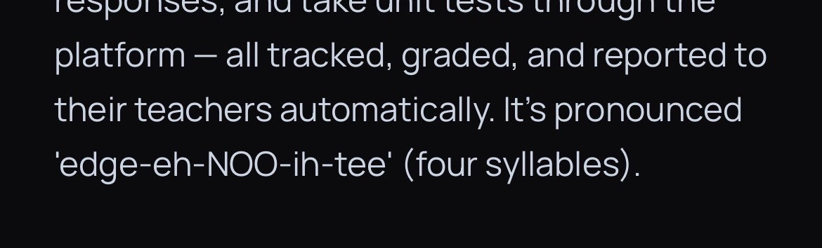 BruceMakegoo's tweet photo. @teachthemx3 @retirement321 I had no idea what edgeinuity was, but their website certainly made some kind of impression lol https://t.co/BhgJNuF8JT