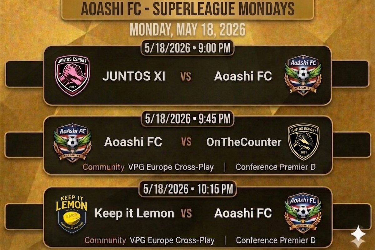 Aoashi_FC's tweet photo. It’s matchday https://t.co/XW0kP6QOjB