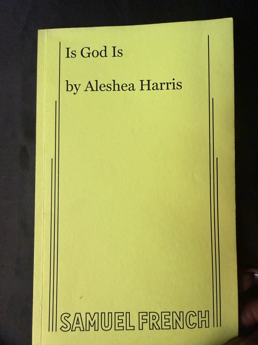 TrChSpHa's tweet photo. Looking forward to reading the screenplay when that comes out. But there’s something so special about Harris’ stylization in her play’s text. https://t.co/QClNxAs1Mj