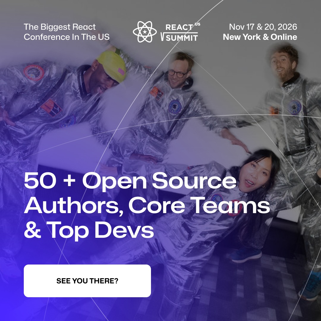 ReactSummit's tweet photo. 🚀 Dome screens. 50+ open source authors. Arcade parties. Scenic ferry rides. NYC between sessions. React Summit US is coming — Nov 17 &amp; 20, New York. Register before it sells out.