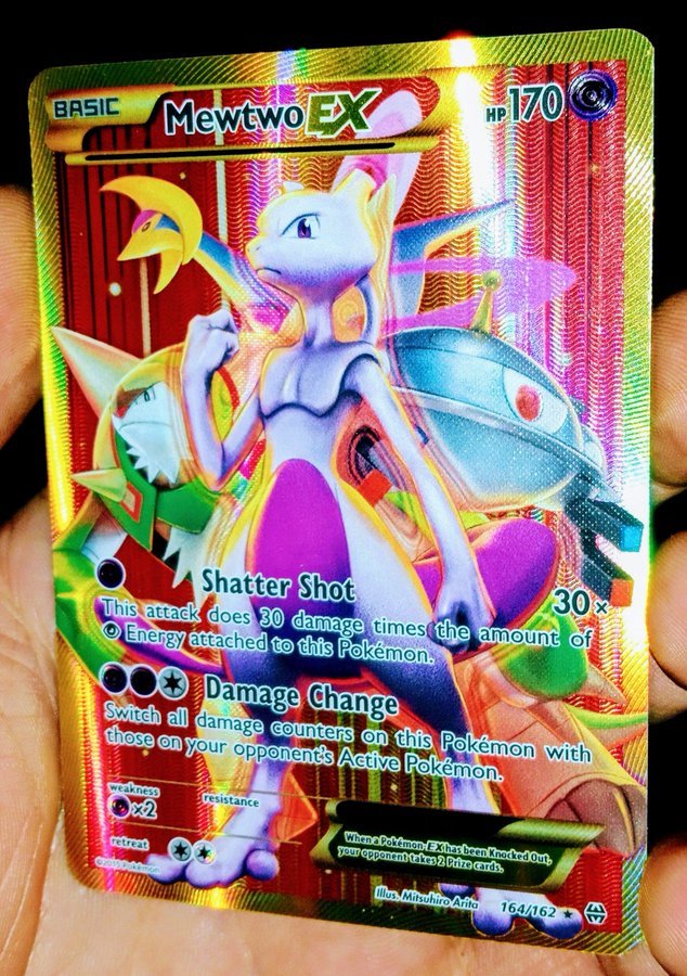 2nd Booster Box I opened was a Pokemon BREAKthrough, me and my friend both got the same Booster Box at the same time, I pulled the Red Gold Secret Rare Mewtwo he 2nd Booster Box I opened was a Pokemon BREAKthrough, me and my friend both got the same Booster Box at the same time, I pulled the Red Gold Secret Rare Mewtwo he
