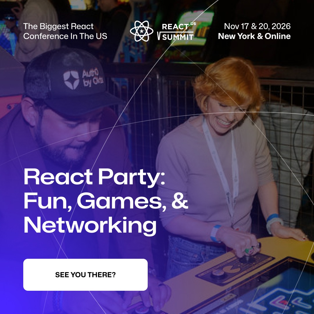 ReactSummit's tweet photo. 🚀 Dome screens. 50+ open source authors. Arcade parties. Scenic ferry rides. NYC between sessions. React Summit US is coming — Nov 17 &amp; 20, New York. Register before it sells out.